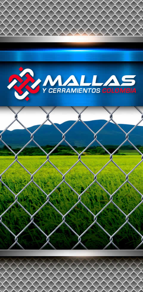 Malla metálica expandida y malla metálica eslabonada para cerramientos metálicos en Bogotá, Colombia